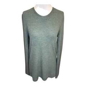 Papinelle Women's XS Green Long Sleeve Crew Neck‎ T-Shirt NWOT